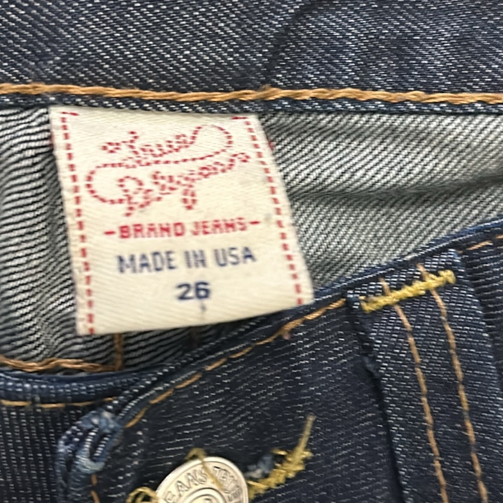 True Religion Dark Blue Flare Jeans - Picture 3 of 10